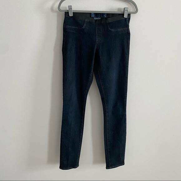 Helmut Lang Dark Wash Pull On Skinny Jeans Size 27 - Picture 2 of 7